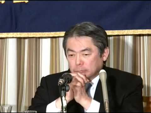 記者会見にて福島原発破壊計画を質問するベンジャミン・フルフォード