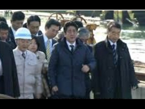 安倍総理・・宮城県の被災地視察・・復興相交代後初めて・・