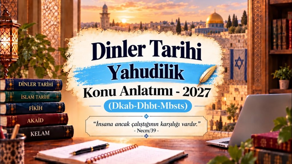 Dinler Tarihi-Yahudilik (dkab-dhbt-mbsts)