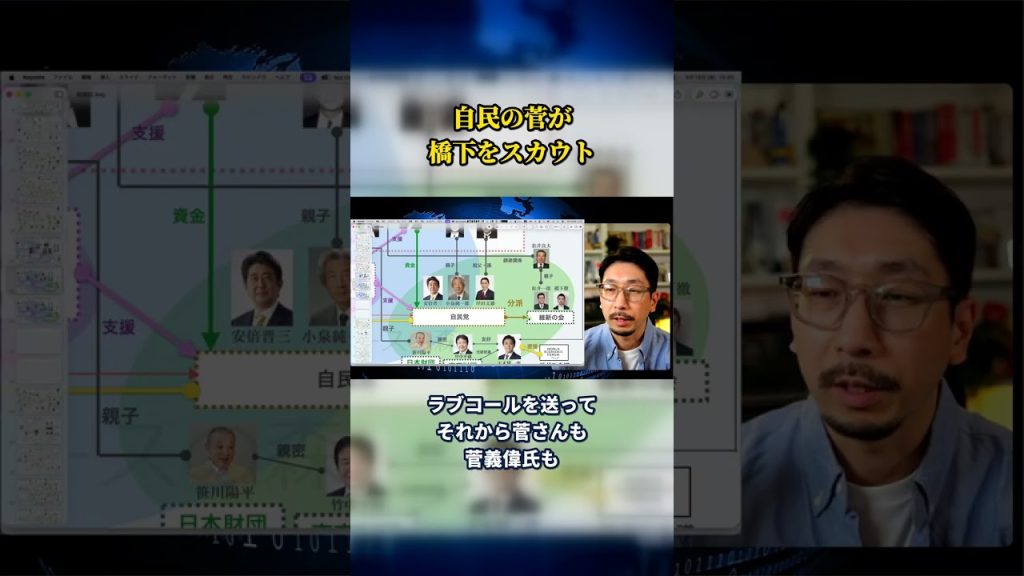 自民の菅義偉が橋下徹をスカウト 維新は『自民党の別動部隊』 #Shorts